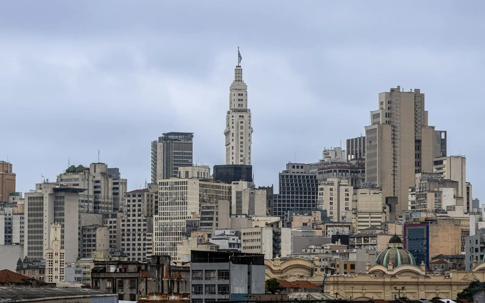 Vista do Centro de São Paulo com o Edifício Martinelli